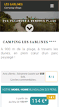 Mobile Screenshot of camping-vendres.com
